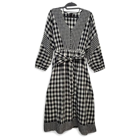 J. CREW Tie-waist Button-Front Dress - Picture 1 of 16